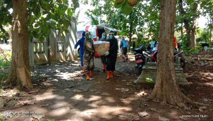 Pemakaman Dengan Protokol Covid-19 di Desa Sruweng