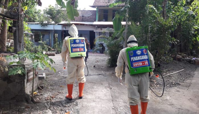 BPBD Lakukan Penyemprotan Lingkungan dan Fasilitas Umum