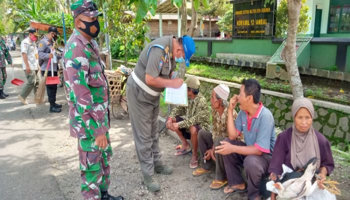 Operasi Giat Terpadu Tim Pendisiplinan Pencegahan Penularan Corona Virus Dease (Covid-19) di Kecamatan Gombong, Sempor, Kuwarasan, Kutowinangun dan Ambal